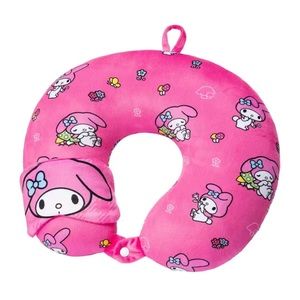 My Melody headrest Pillow Neck with eye mash